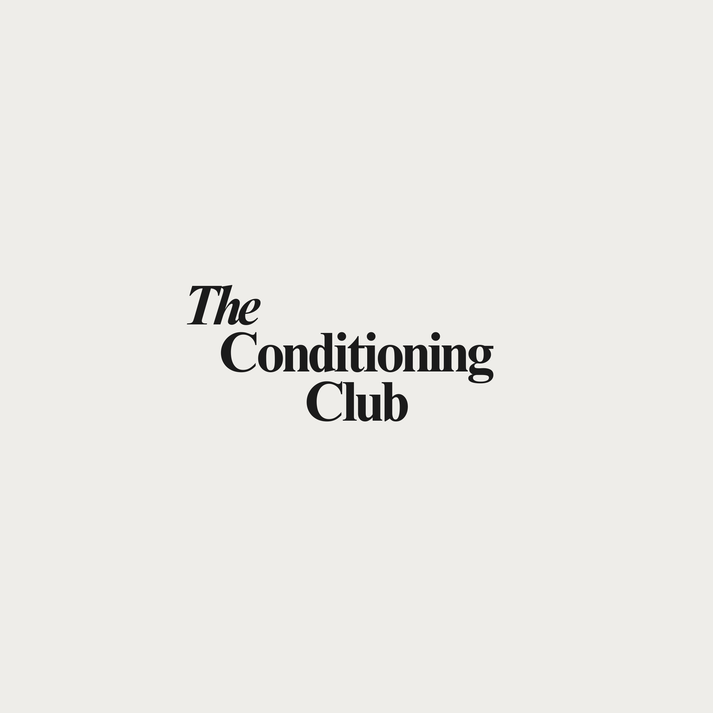 THE CONDITIONING CLUB OPEN DAY